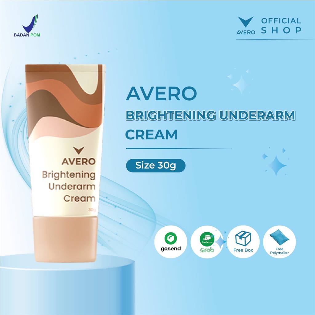 [MS] Avero brightening underarm /deodoran ketik bpom/ pemutih ketiak