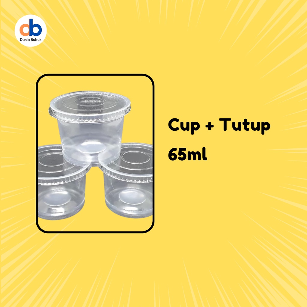 Jual Cup Tutup Isi Pcs Gelas Cup Puding Ml Cup Puding Plastik Ml Cup Sambel