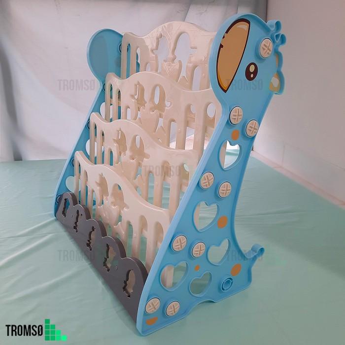 Tromso Rak Buku Anak Plastik Tebal Dual Model (2 In 1) - Medium