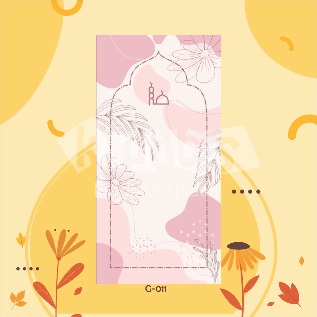 G-011 SEJADAH ANAK CUSTOM NAMA/ SEJADAH TRAVEL/ SEJADAH PRINTING/ SEJADAH LUCU