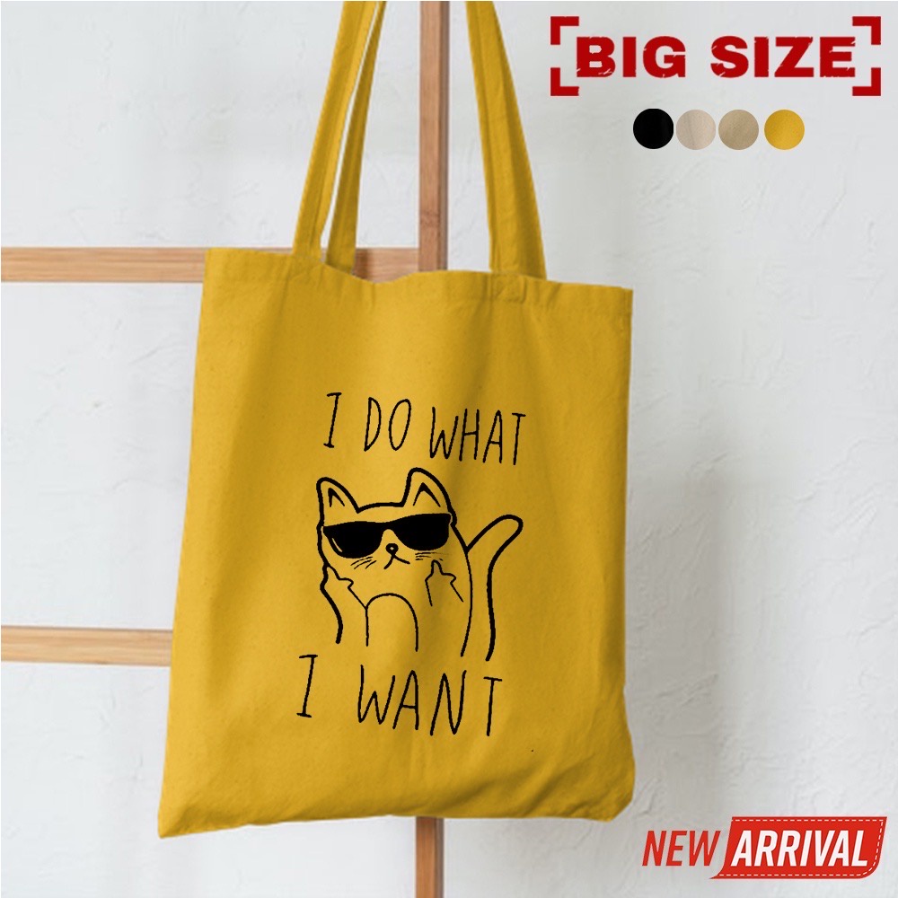 FLASH SALE 7.7 - TOTEBAG RESLETING UKURAN 35X40 CM - TOTE BAG BAHAN KANVAS TEBAL - TAS KULIAH - TOTE BAG MAHASISWA, KAMPUS, KERJA, SEKOLAH - TAS SELEMPANG BAHU WANITA MOTIF LUCU