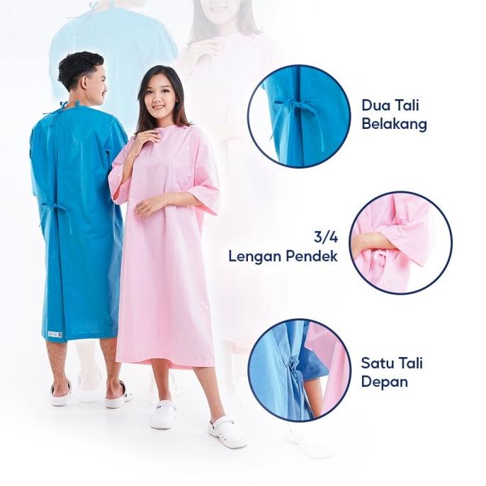 Baju pasien/baju operasi/baju rumah sakit