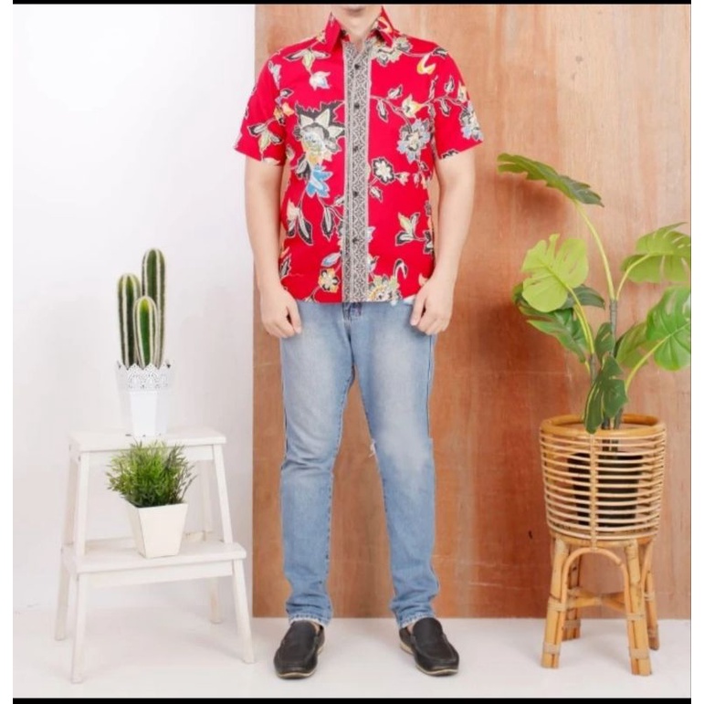 kemeja batik pria jumbo/kemeja pria jumbo/kemeja batik