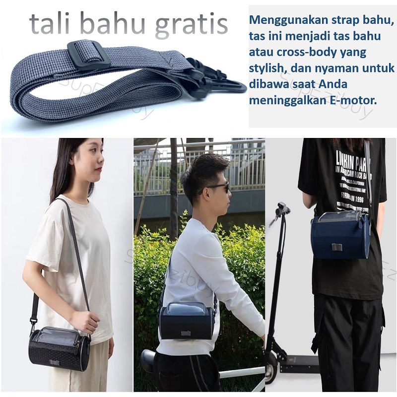 Tas sepeda bag phone tahan air Tas bahu Tas Stang Sepeda Bike Bag Waterproof