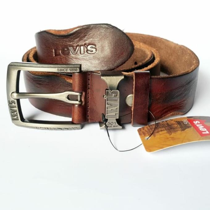 Ikat Pinggang Pria Kulit Asli Levis Import Termurah