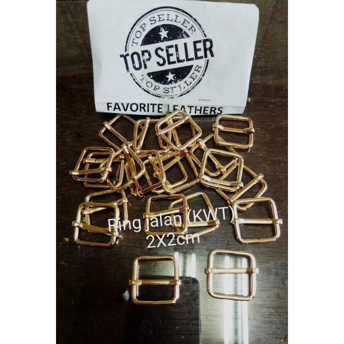 RING KOTAK/ GESPER RODA RING JALAN SRE 2CM X 2CM (KAWAT 38) PER 100PCS