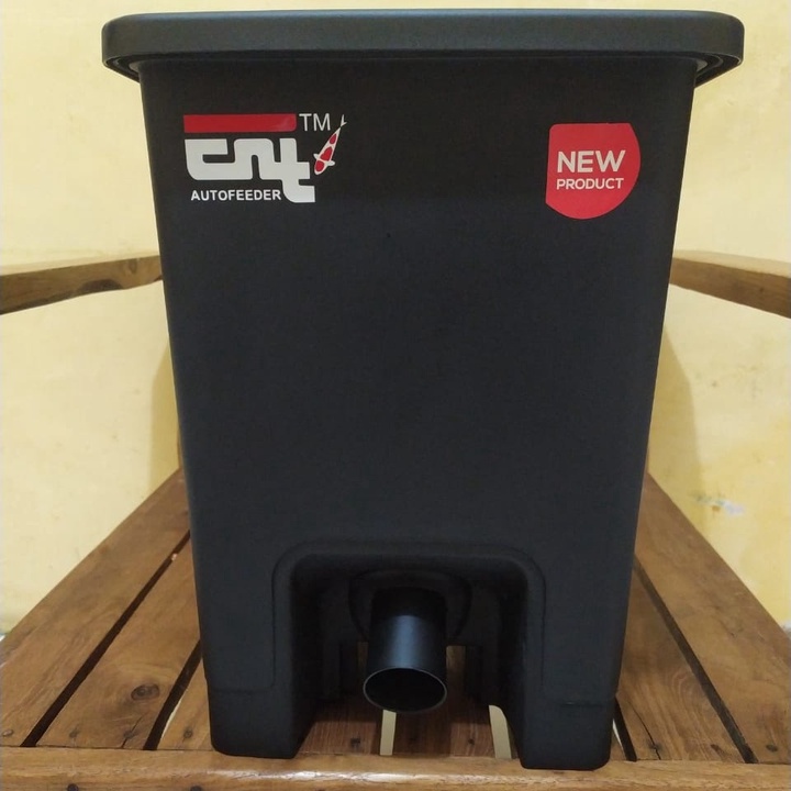 EandT Autofeeder Kolam / Pakan Otomatis 2,5 Kg Warna Hitam