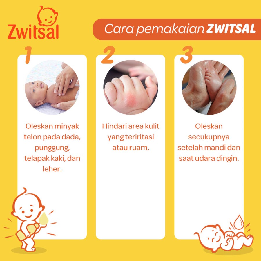 Makassar! Zwitsal Natural Minyak Telon 100 ml