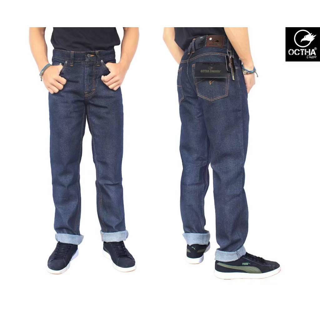 Celana jeans pria panjang standart / jeans reguler pria - basic celana panjang jeans- Distro Jeans