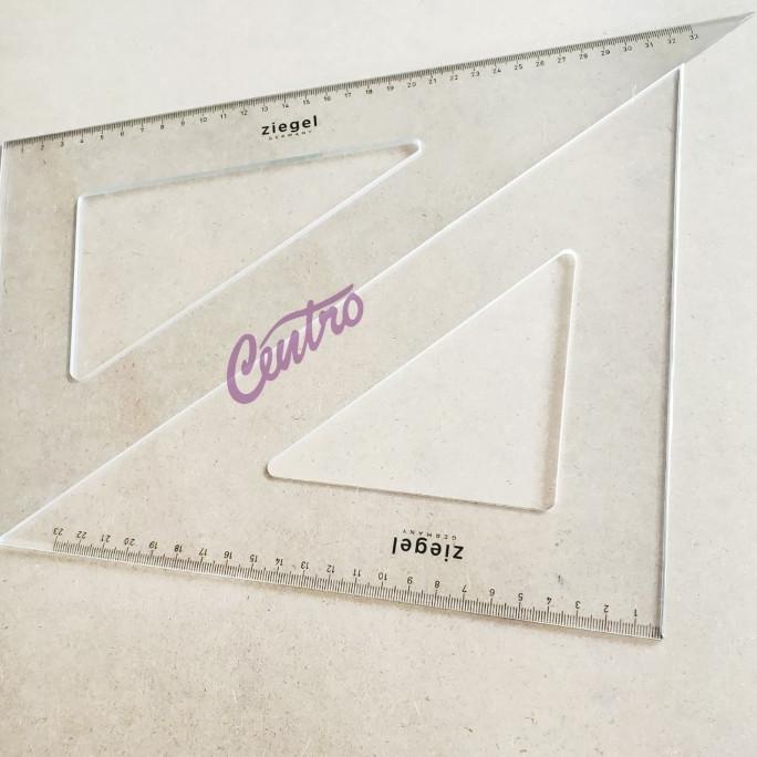 

ROTRING ZIEGEL RULER / SEGITIGA BESAR NO 12 SET 23CM/33CM