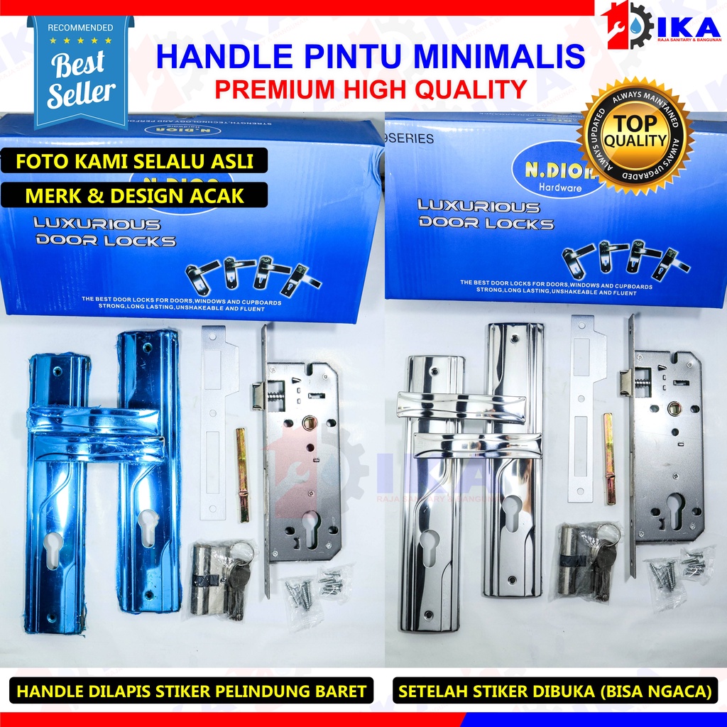 Kunci Pintu kecil Silinder Plat l Gagang Rumah l Handle Full Set I Kunci pintu kamar / Kunci pintu top grande silinder handle pintu komplit / KUNCI PINTU15CM &amp; 25CM SMALL MEDIUM /KOMPLIT SET / (KOMPLIT LGS PASANG) GAGANG PINTU 15 CM SET + KUNCI PIN