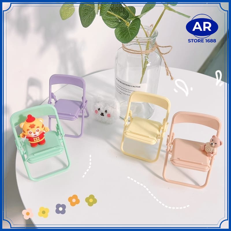 STAND HP KURSI MACARON / STAND HOLDER HP MODEL KURSI / HOLDER HP KURSI LIPAT / FOLDING CHAIR STAND HOLDER-AR STORE1688