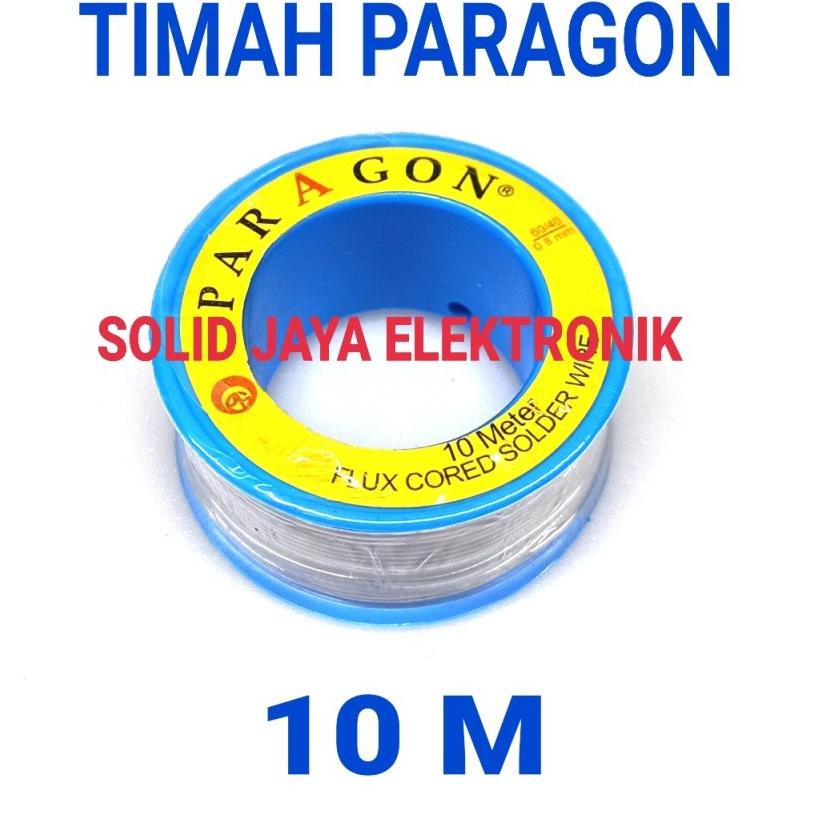 Sekarang Dikirim TIMAH TENOL PARAGON 10M TINOL PATRI KAWAT SOLDER PARAGON ORIGINAL WIRE 10 METER ASLI ORIGINAL