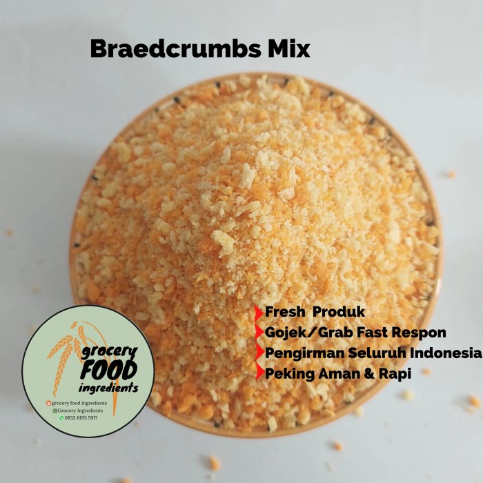 

Tepung Roti / Panir / Panko / Breadcrumbs Mix - 1kg gram