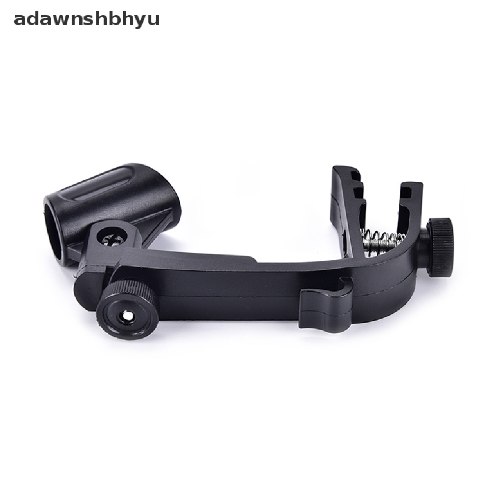 Adawnshbhyu 1pc Plastik Adjustable Clip On Drum Rim Shock Mount Microphone Mic Penjepit Holder ID