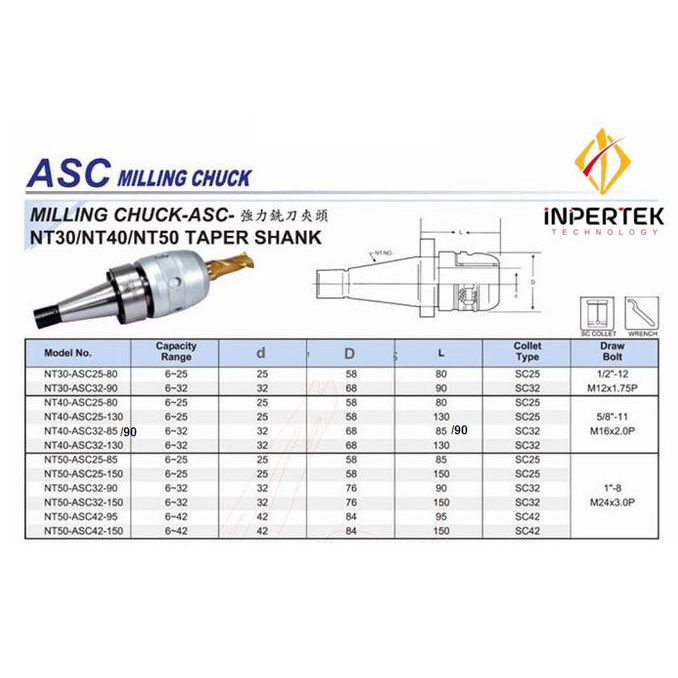 Arbor Nt50 C32 Arbor Collet Nt50 C32 Arbor Milling Nt30 Bt40 Bt50