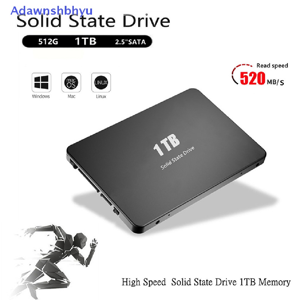 Adhyu ssd 512GB Hardisk 1TB disk 2.5 &quot;SATA ssd Solid State Drive Untuk Laptop ID