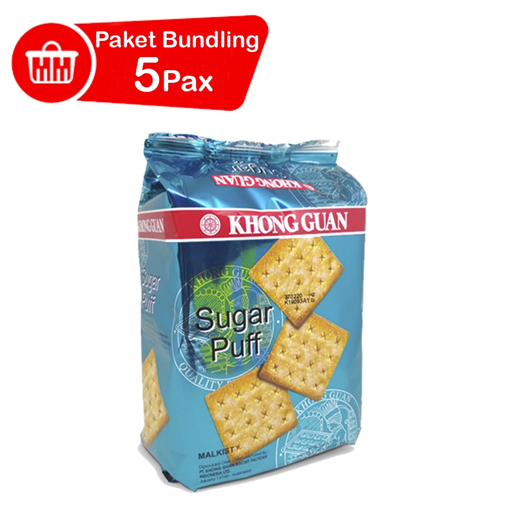 

Khong Guan Sugar Puff Biru 275 gr x 5