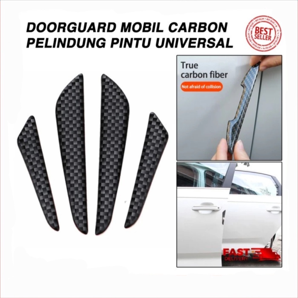 DoorGuard Pelindung Pintu Mobil Door Guard Carbon