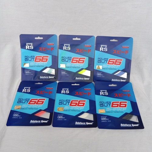 SENAR RAKET MERK RS POWER GUT 66