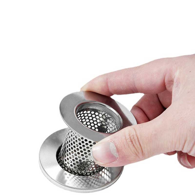 Saluran Pembuangan Dapur Jaring Menebal Stainless Steel Floor Drain/Keranjang Tangki Air Saringan Saringan Filter/Perangkap Rambut Kamar Mandi Multifungsi Anti Sumbat Wastafel Bathtub Leak Net Strainer