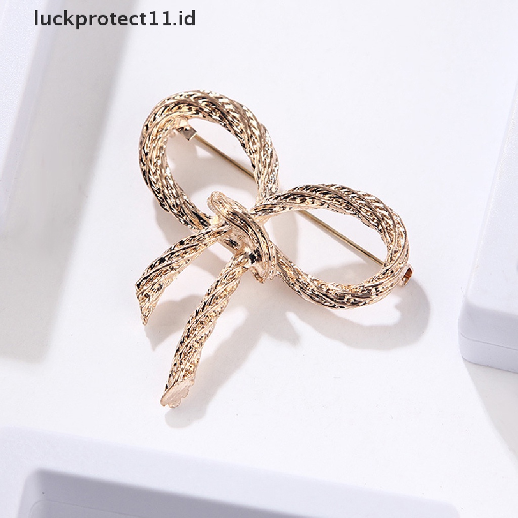 /Fashion Hot// Fashion// Fashion Busur Bros Untuk Wanita Ikatan Simpul Bros Pin Safety Lapel Pin Brooch Aksesoris Perhiasan Pernikahan.