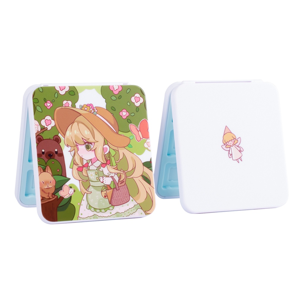 Switch OLED Hard Case Nintendo Switch Forest Girl Theme Casing Pelindung Untuk Switch OLED/Lite/V1 V2 Model Joy-con Case Penyimpanan Tas Aksesoris