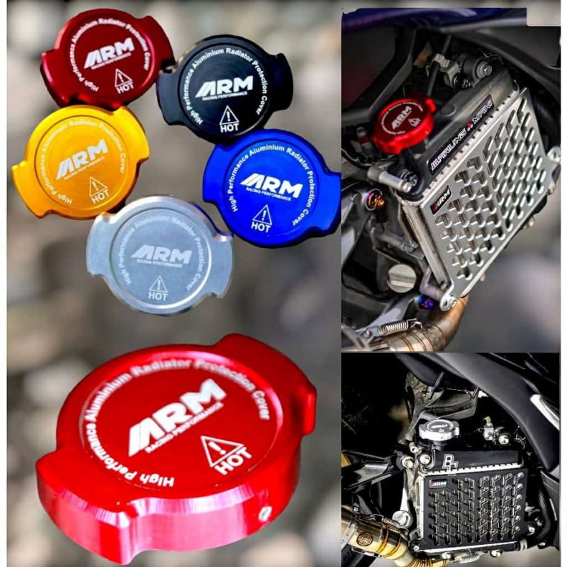 TUTUP RADIATOR TUTUP CUP AIR RADIATOR CNC NMAX NEW / NMAX OLD
