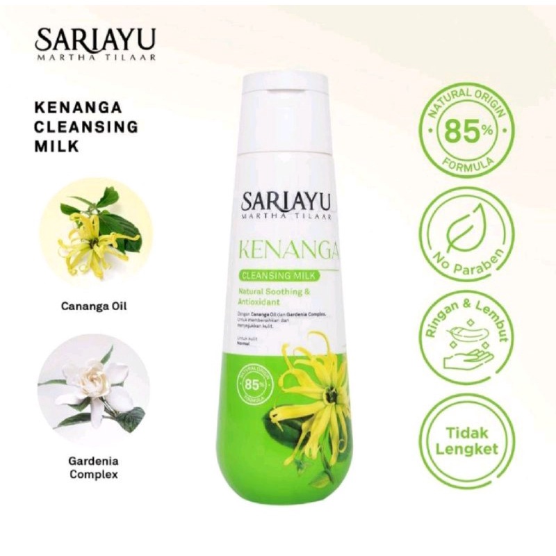 SARIAYU KENANGA CLEANSING MILK 150 ML - PEMBERSIH WAJAH