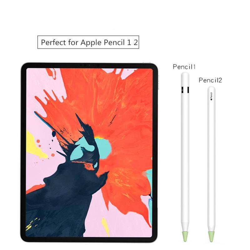 Silikon Mute Nib Cover Untuk Apple Pensil 1per2 Tip Case Pengganti Untuk iPencil 2nd 1st Touchscreen Stylus Case Penutup Pelindung