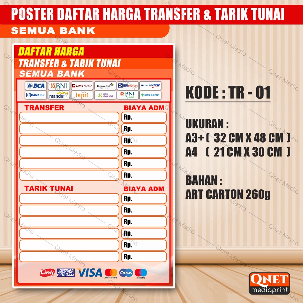

POSTER & STIKER TRANSFER TARIK + LAMINASI GLOSSY