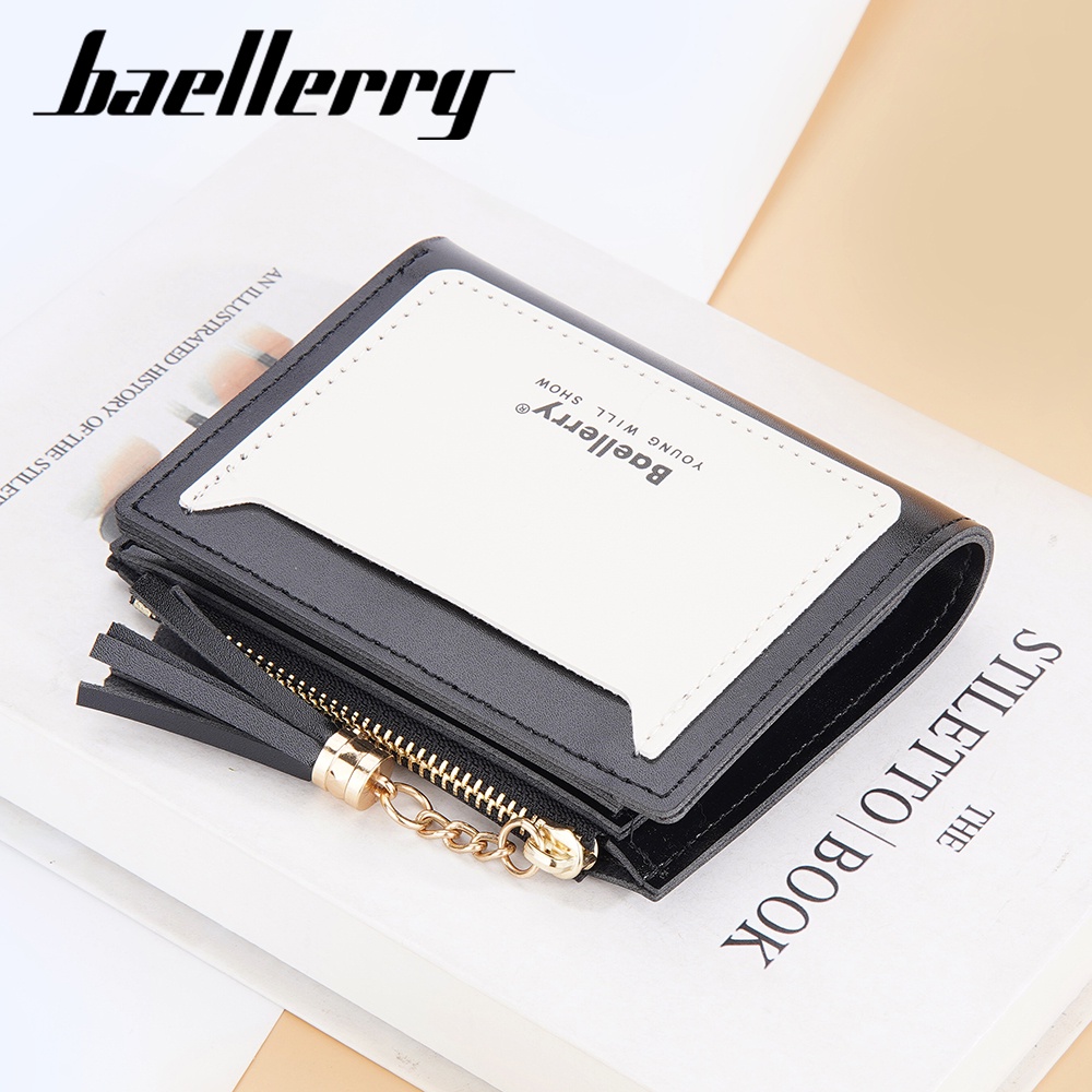 BAELLERRY N2380 Dompet Wanita Kecil Bahan Kulit PU Leather Premium WATCHKITE WKOS