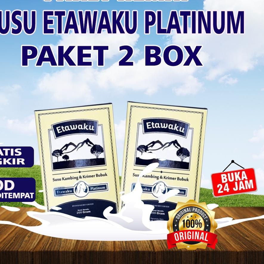 

Update정 ETAWAKU PLATINUM ISI 2 BOX - SUSU KAMBING ETAWA ORIGINAL SUSU KAMBING ETAWA BUBUK MURNI MEMBANTU MENGATASI SESAK NAFAS DAN MASALAH PERSENDIAN MEMBANTU MENJAGA KEBUGARAN TUBUH ASLI RESMI BPOM