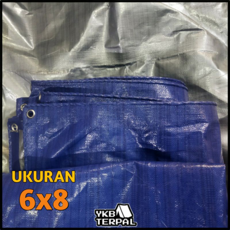 Terpal plastik A12//Ukuran 6x8
