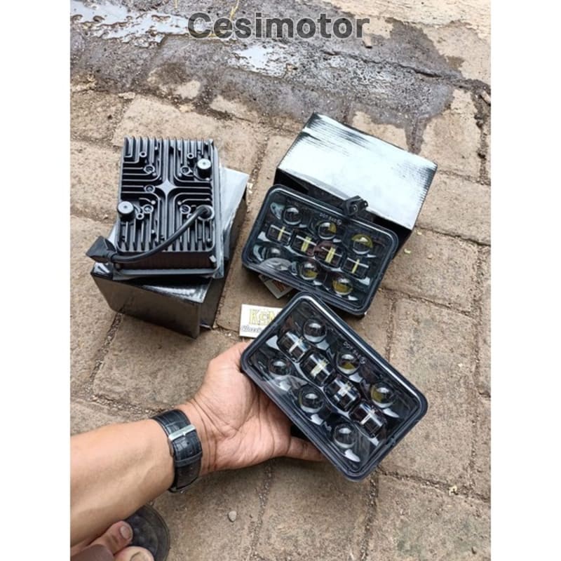 LAMPU DAYMAKER KOTAK WIN GL 100 DAYMAKER KOTAK 10 LED (PNP GL100 +KING +WIN)LAMPU DAYMAKER YAMAHA RX