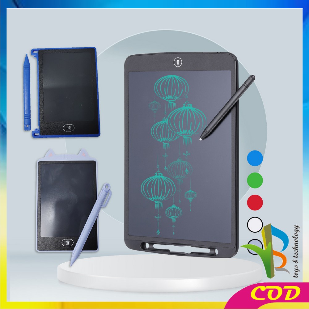 RB-M298 LCD Writing Tablet 8.5inch Mainan Papan Tulis Hapus Board Tab Alat tulis Papan Pen Gambar Lukisan Edukasi Anak