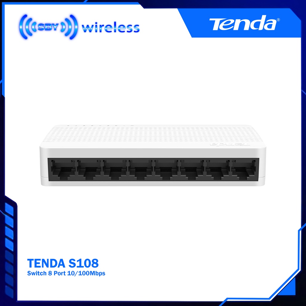 Tenda S108 Switch 8 Port 10/100Mbps