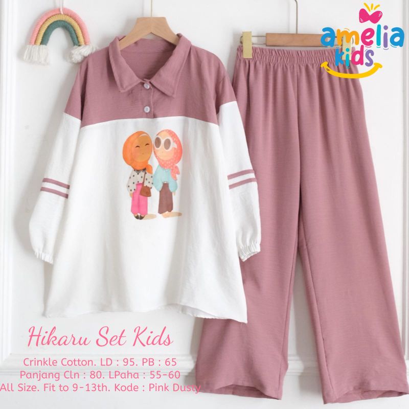 hikaru set kids original product amelia kids