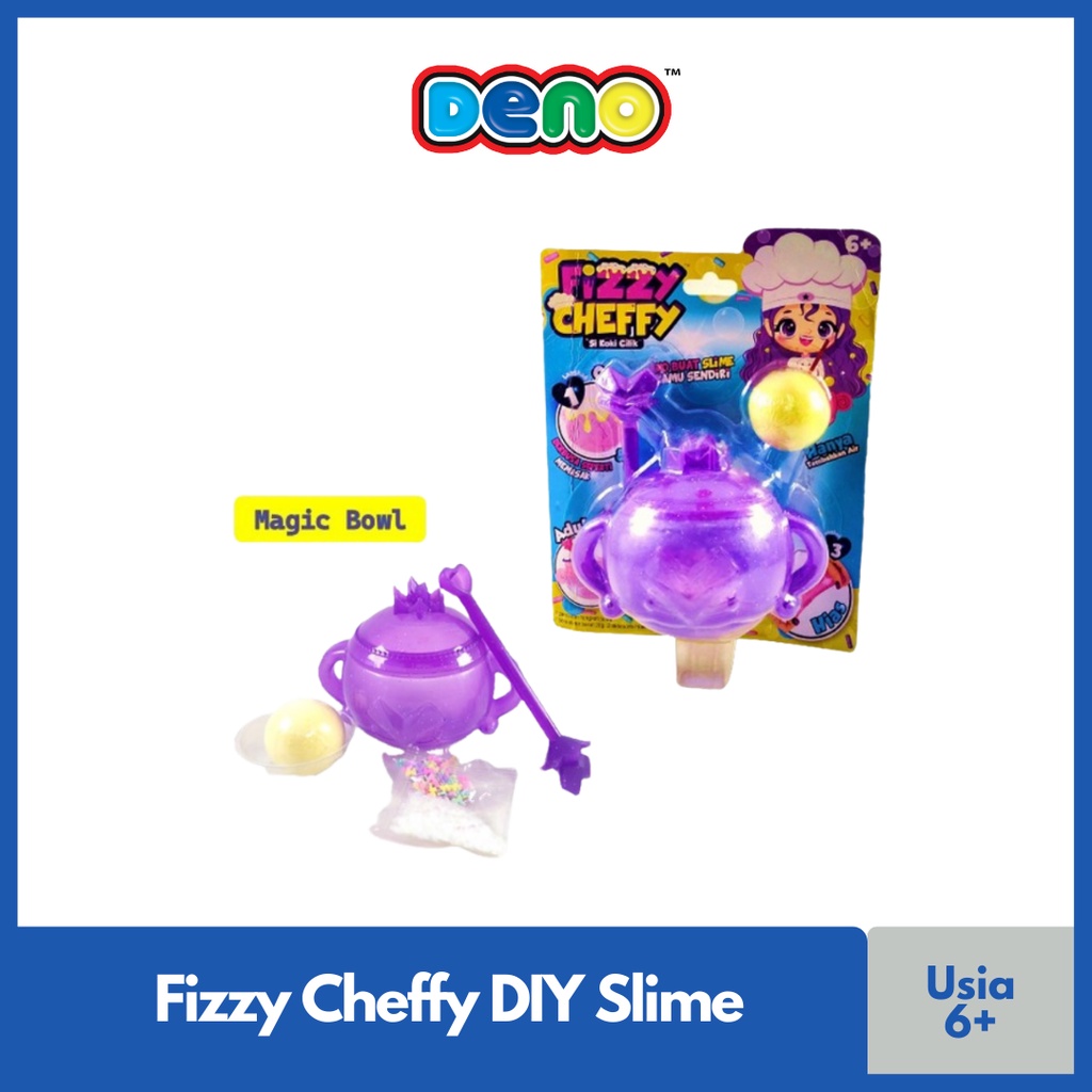 Promo DENO Mainan Anak Slime Fizzy Cheffy DIY Magic Slime DIY Slime Ajaib / DENO Kids Slime