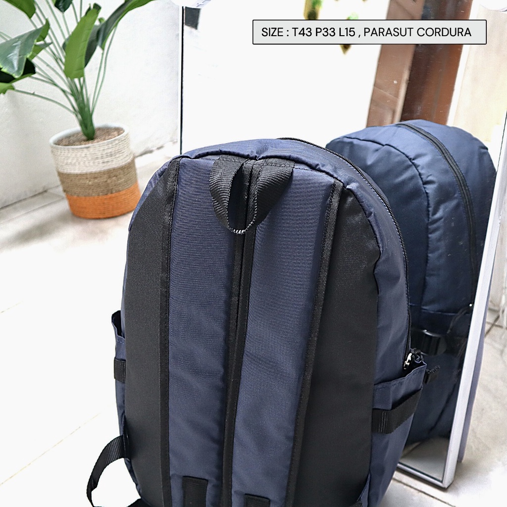 HYENA tas ransel sekolah SD/SMP POLOS anak laki / Perempuan Tas punggung bahan cordura murah semarang