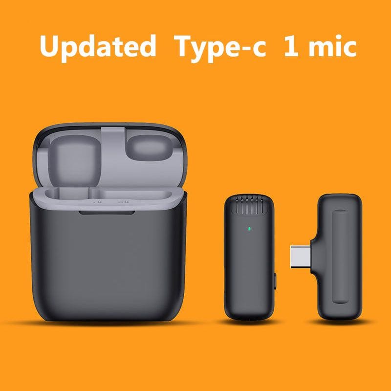 Wireless Lavalier Mic J11 WITH CASE CHARGER CLIP ON TYPE C
