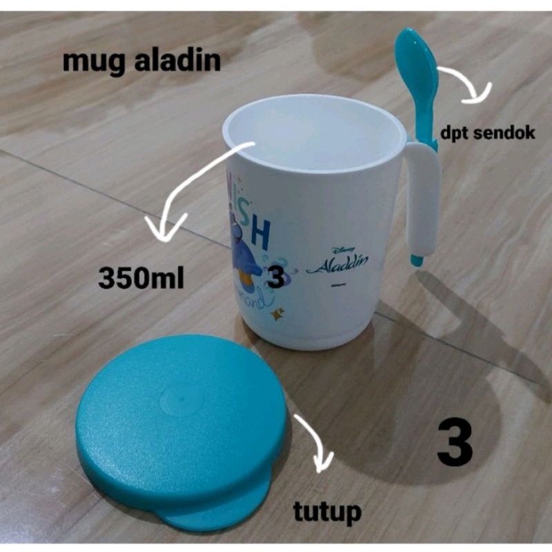 Aladin Tupperware mug 1 pcs(ecer)