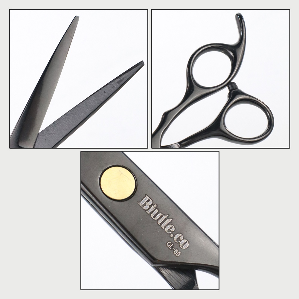 Biutte.co Gunting Rambut Salon Jepang - CL-60 - Black - OMHZBMBK