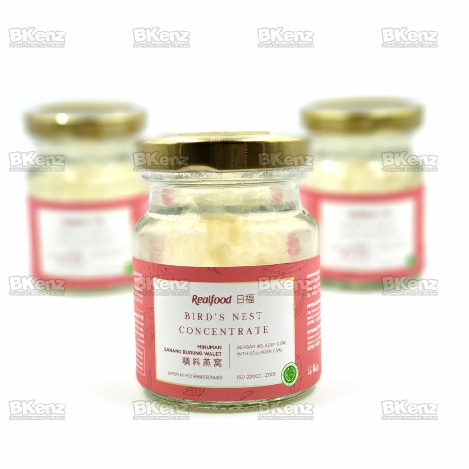 

↮ BONUS 1 BOTOL! Realfood Forever Young Minuman Sarang Burung Walet Asli Collagen Anti Aging [3x 70ml] ↽