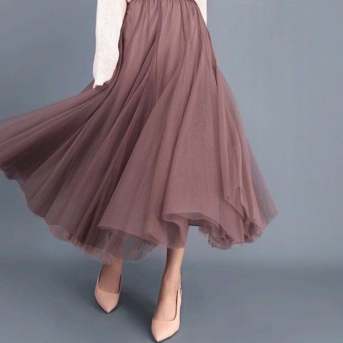 TUTU SKIRT PREMIUM BANGKOK - ROK tutu panjang 3 lapis import Bangkok