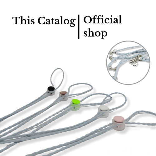 THISCATALOG Strap Masker Polos Bahan Tali Boba Strap Masker Murah