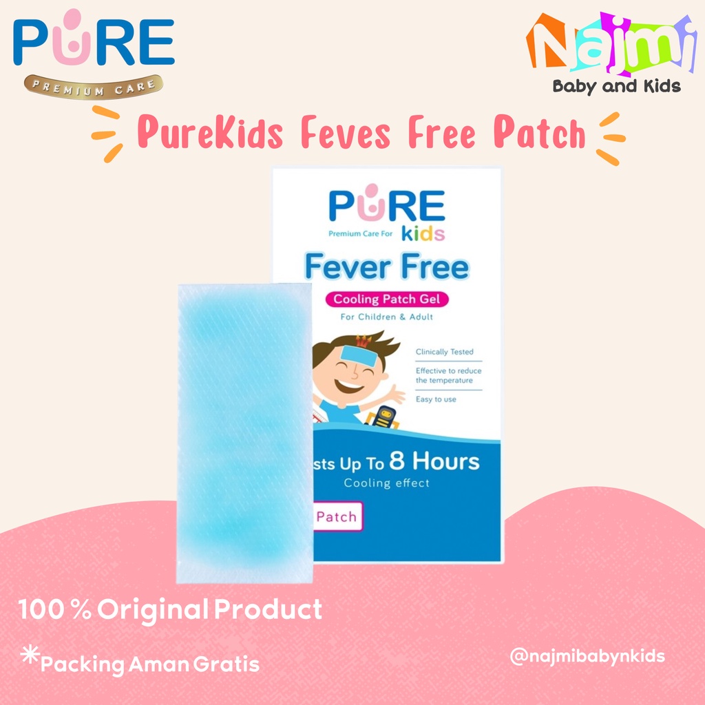 PureKids Pure Kids Fever Free (patch kompres penurun panas bayi dan anak)