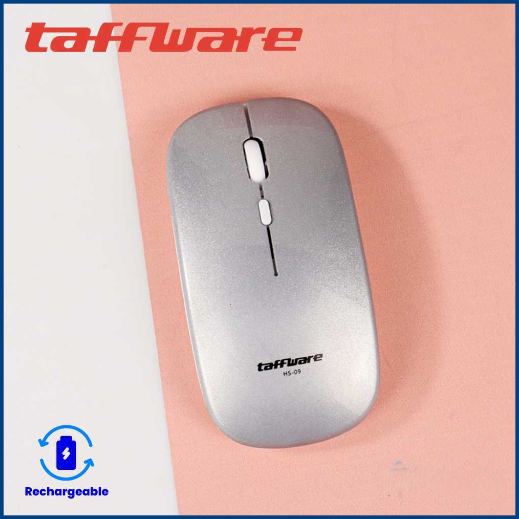 Mouse Wireless Rechargeable Silent Taffware HS-09