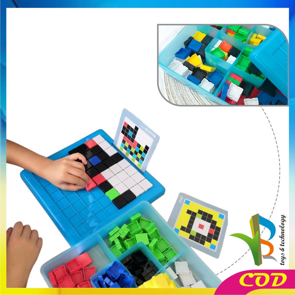 RB-M165 M166 M170 Mainan Edukasi Anak Puzzle Game Balok Susun / Memory Game Anak Melatih Daya Ingat