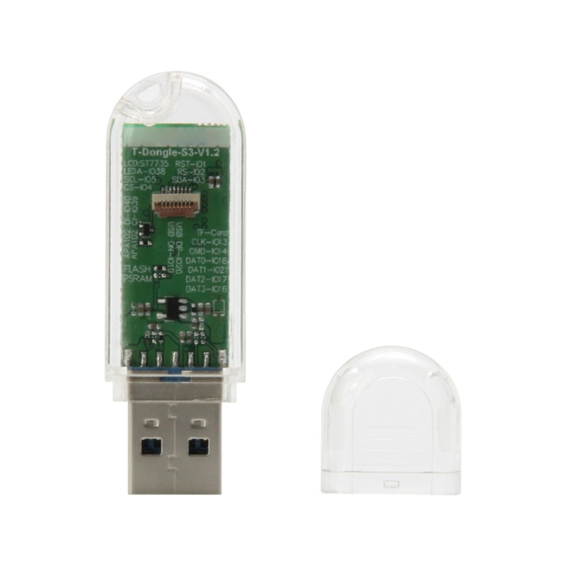 Btsg T-Dongle-S3 Papan Pengembangan 0.96in ST7735 IPS LCD WiFi Bluetooth-Kompatibel TF